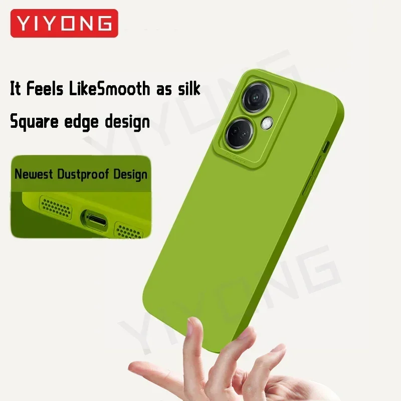 For OnePlus Nord CE3 Case YIYONG Silky Liquid Silicone Soft Cover For One Plus Nord CE 3 Shockproof Phone Cases