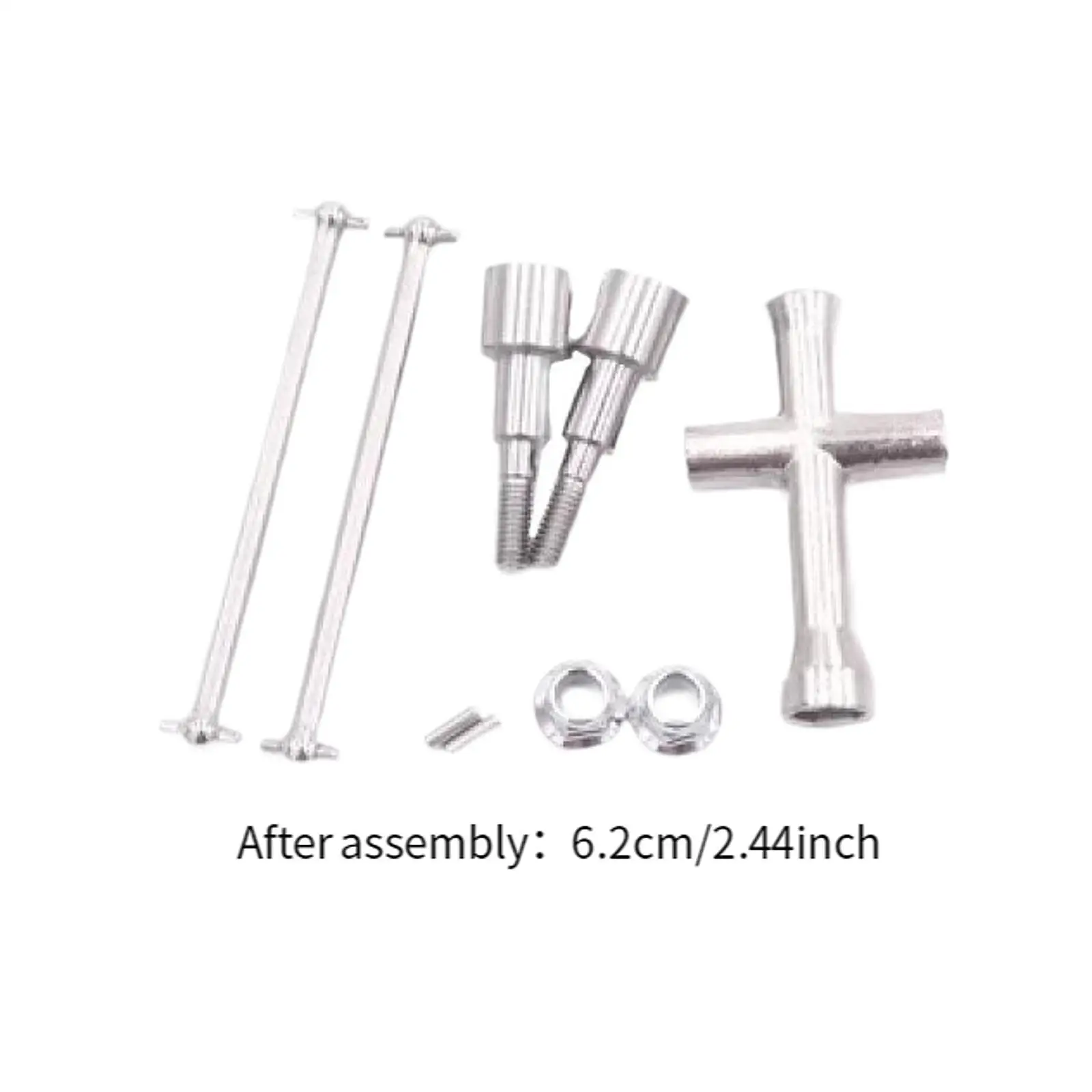 Metall RC Auto Hinterradantriebswelle für DIY Modifiziertes Zubehör 1:16 Truck und Crawler Modellbau-Teile