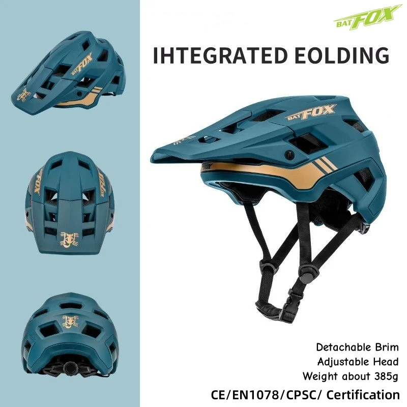 

BATFOX Cycling Helmet High quality Speed Ultralight Mountain Road Bike Helmet Men Women casco bicicleta DH MTB Bicycle Helmet