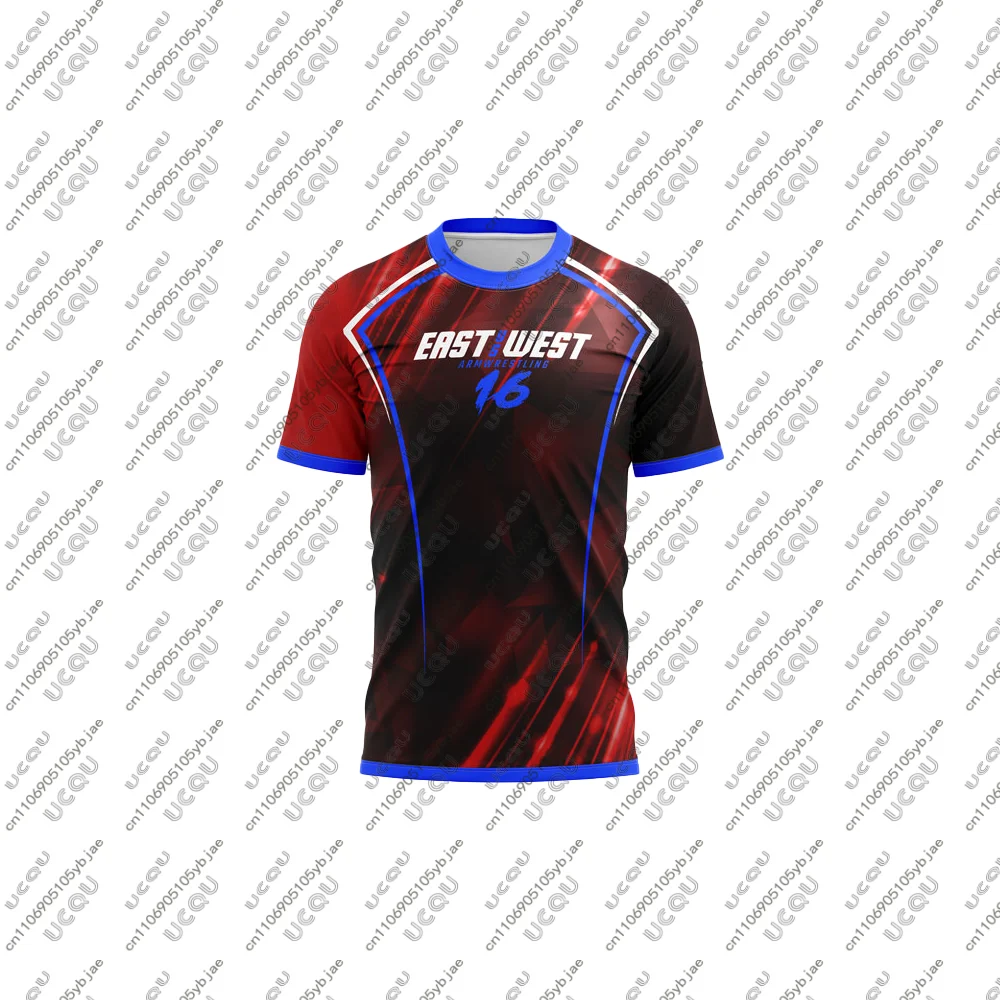 2026 الذراع المصارعة مباراة الشباب تنفس الرياضة في الهواء الطلق عادية تي شيرت الرجال أطفال بنات بلايز لعبة الشرق مقابل الغرب 16 جيرسي اللياقة البدنية