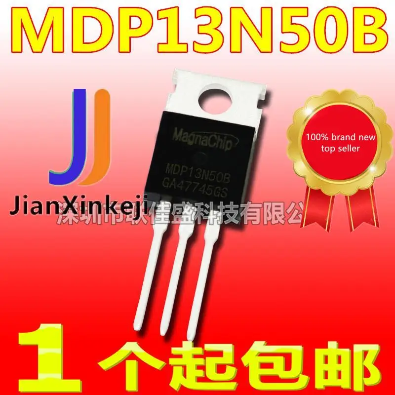 10Pcs 100% Original New In สต็อก MDP13N50BTH MDP13N50B 13A 500V N-Channel Field Effect หลอด-220