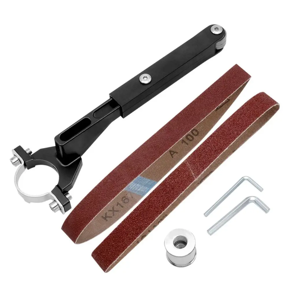 

Aluminum alloy Angle Grinder Belt Sander Sanding Belts Woodworking Tool Barcket Polishing Machine for 100 Angle Grinder