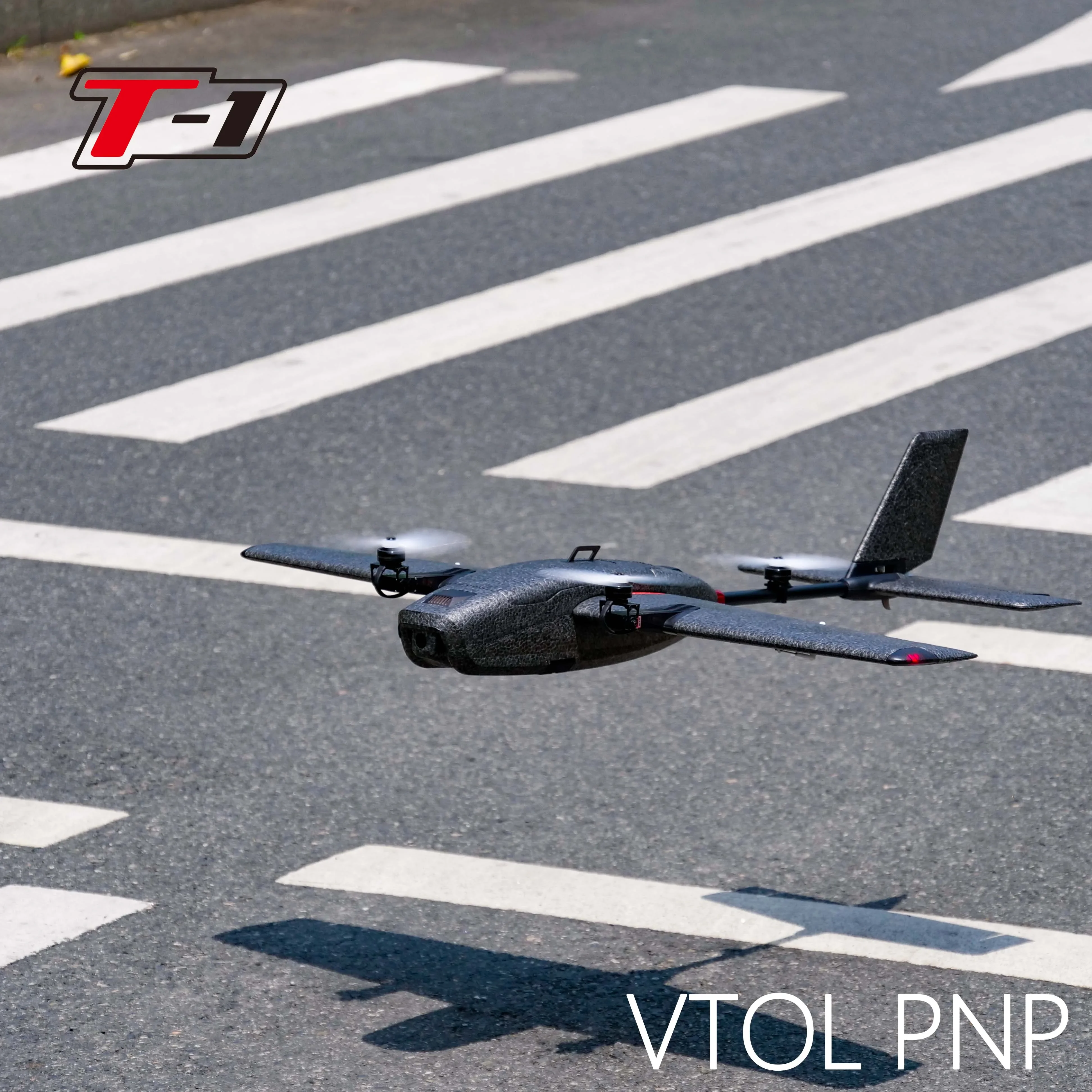 HEEWING/HEE WING T-1 VTOL-PNP เครื่องบิน FPV 730MM wingspan EPP เครื่องบิน-PNP RC เครื่องบิน