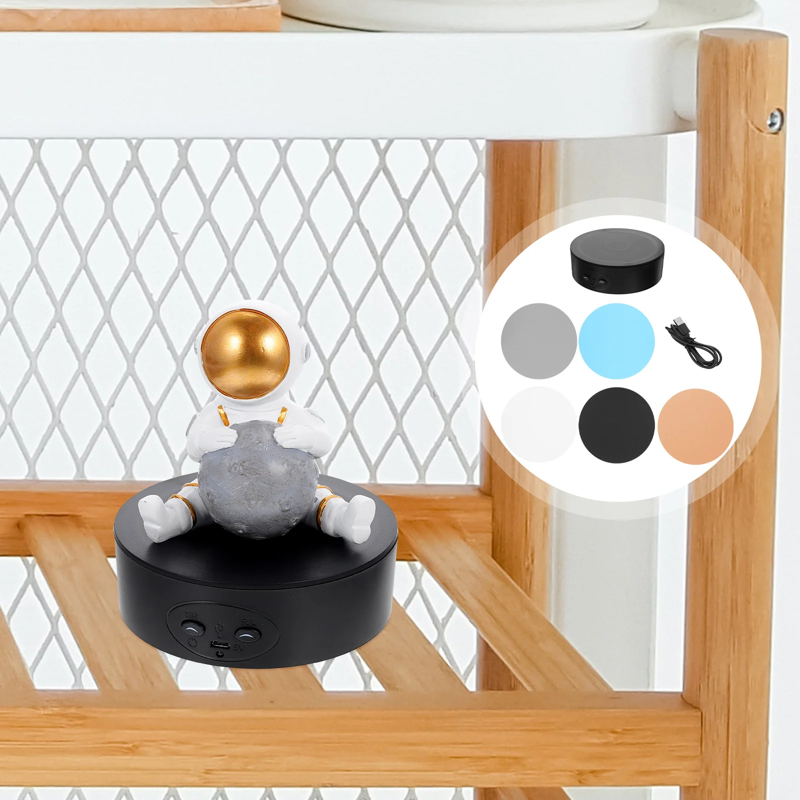 

1 Set Of Silent Display Stand Strong Rotating Base For Jewelry Watch Phones Collectibles Photography Exhibition Desktop