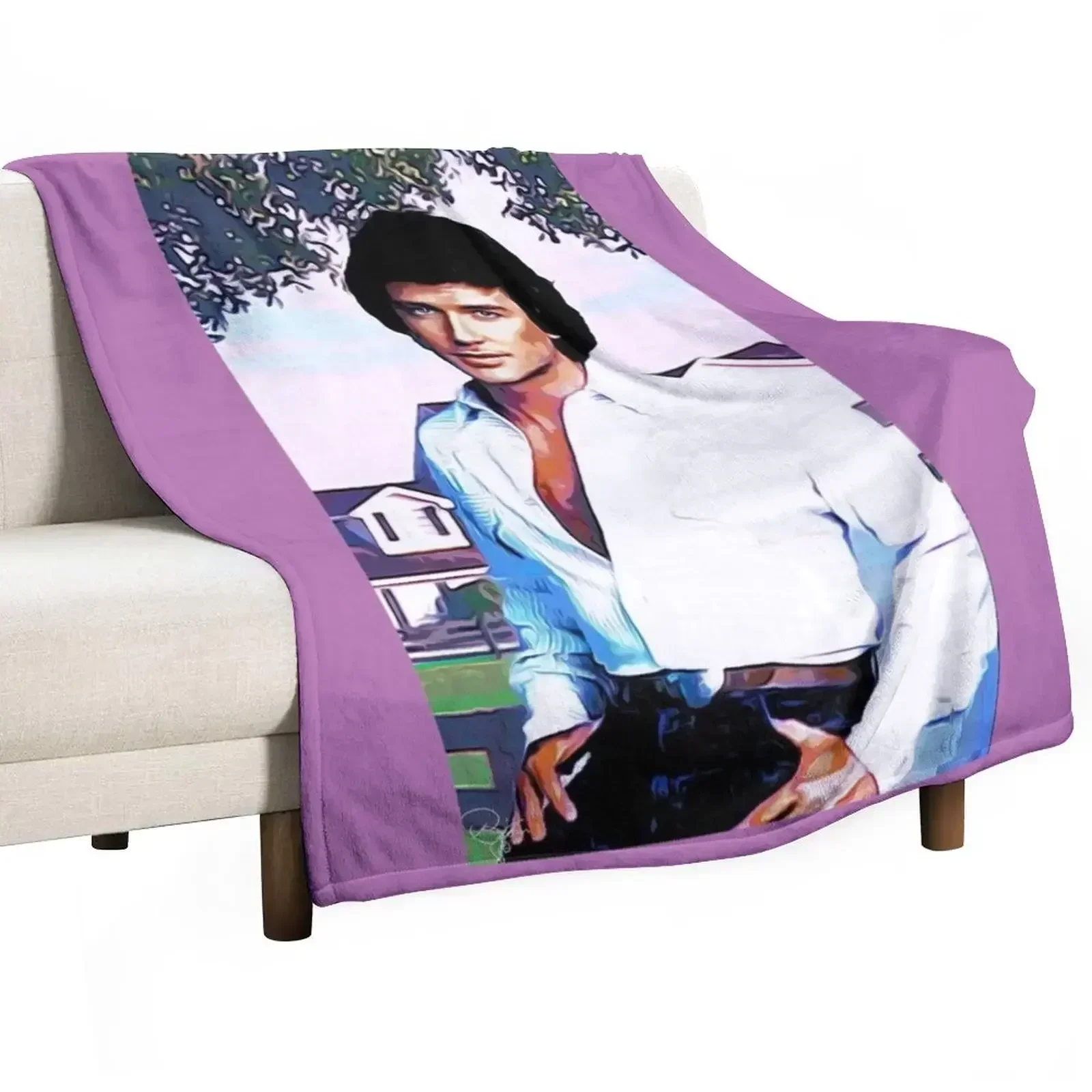 BOBBY EWING - DALLAS Throw Blanket Sofa Quilt christmas gifts Comforter Blankets For Bed warm winter anime Blankets