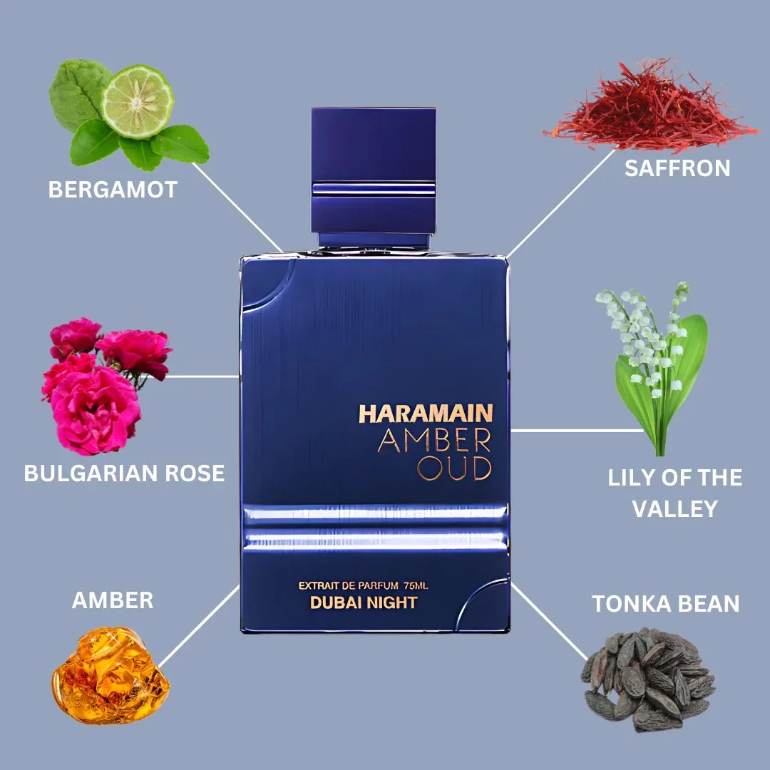 حراميين أمبر عود دبي نايت أو دو برفوم 60 مل |   كهرمان دافئ وروائح خشبية |   عطر يدوم طويلاً