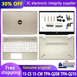 Für hp pavilion 15-cs 15-cw TPN-Q208 q21 laptop lcd rückseitige abdeckung/vordere blende/scharniere/palmrest/unteres gehäuse/tastatur gold L28379-001