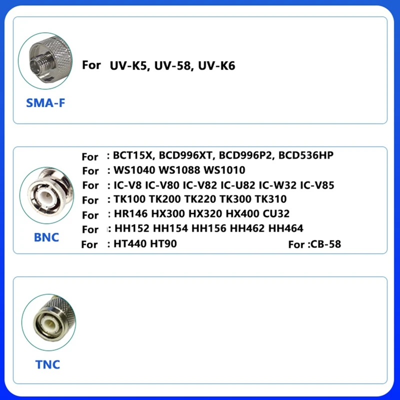 27MHZ Telescopic Antenna Connector Aerial For Short Wave Radios Walkie Talkie Rod Antenna