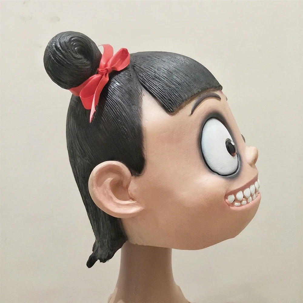 Nezha Maschera di Halloween Stile cinese Spaventoso Costume Cosplay Puntelli per feste Maschera horror per adulti e bambini Accessori di Halloween