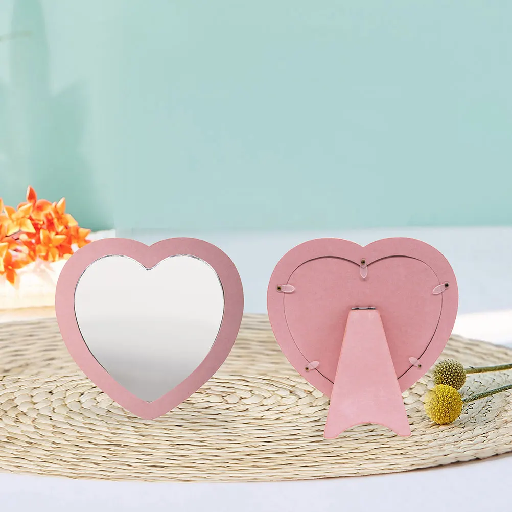 

10Pcs Mirror Sheets for Crafts Heart Design Glass Mirrors Ample Supply Easy to Use for DIY Mirror Projects Anywhere