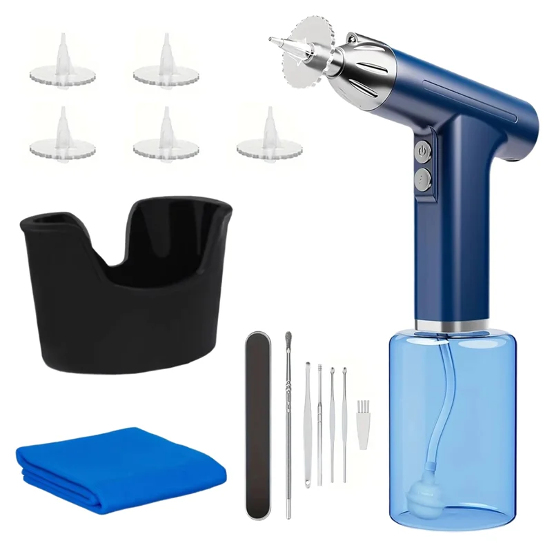 GROCE-Electric Ear Canal Flushing Tool 3 Stages Pressure Controlled Ear Wax Cleaner Set Portable For Adults Children Ear Removal