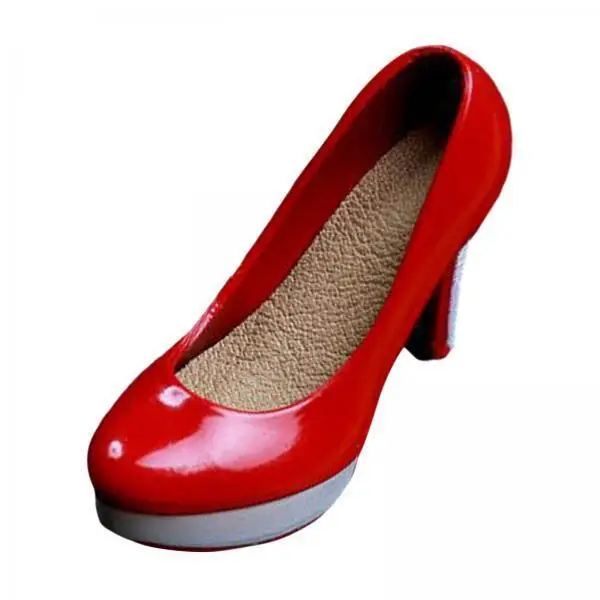 

1/6 Soldier High Heel Pump Shoes ABS Doll Accessories Pointed Toe Outfit for 12 Inch Male Action Figurine Display