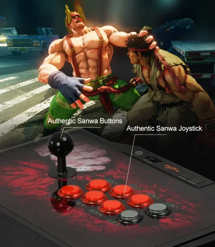 PXN-X9 وحدة تحكم ألعاب Vewlix Style Sanwa Denshi Arcade عالية الجودة لأجهزة الكمبيوتر/PS3/PS4 /Xbox 360/Xbox one/Switch #2