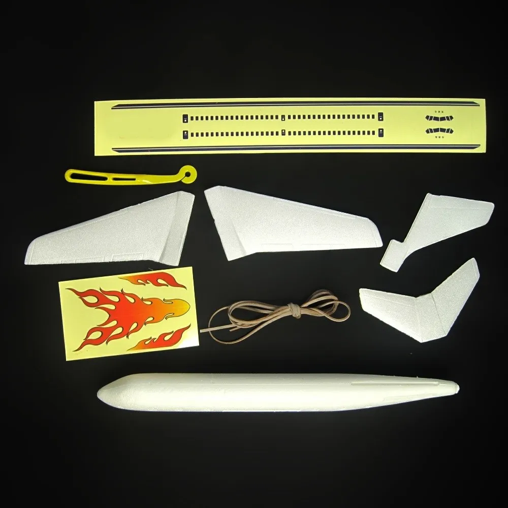 

High Quality Ligthweight Airplane Glider Model Popular Plastic Students Flight Competition DIY Assemble Airplanes for Outdoor