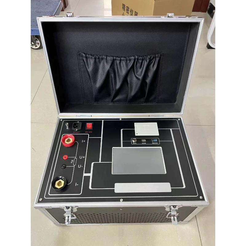 Loop Resistance Tester 100A-600A for High Voltage Switch Contact Resistance Test Digital Micro Ohmmeter Auto-alarm of Over Limit