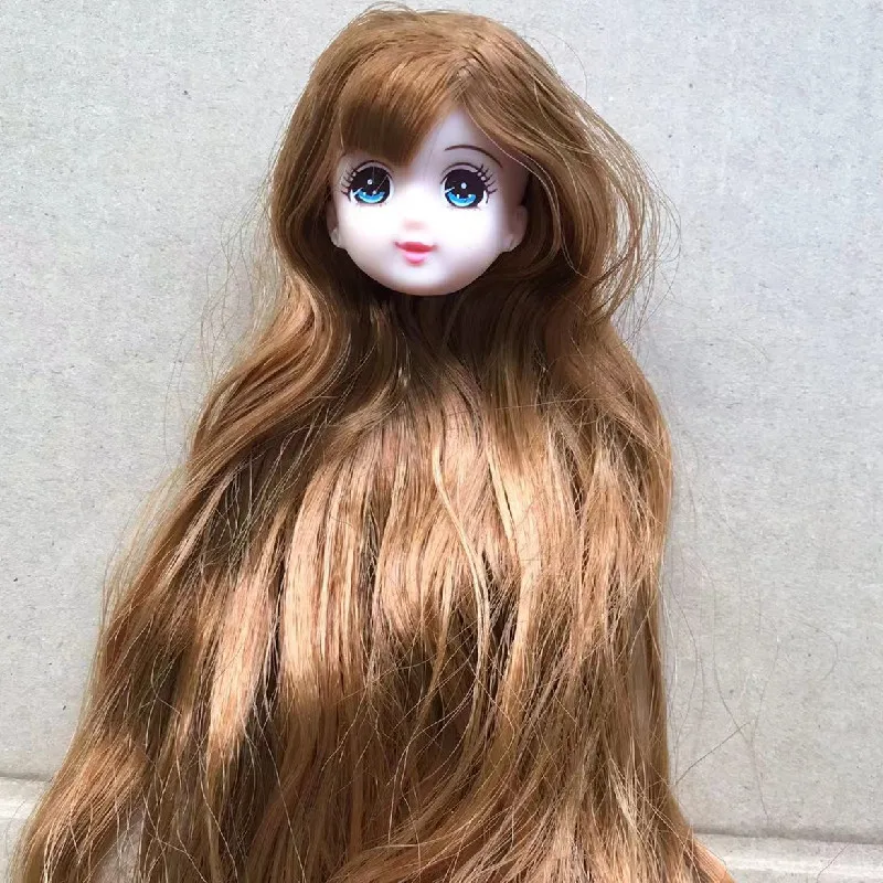 Original Jenny Licca Puppenköpfe, süßes kleines Mädchen, bunte lange Haare, DIY-Puppen-Dressing-Figuren, Mädchen-Geschenke, Spielzeug – Detail 20