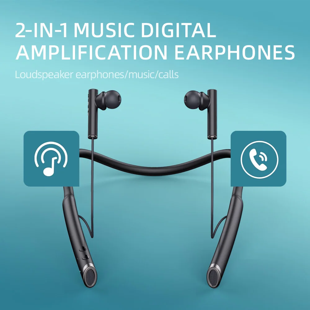 

Bluetooth-наушники с функцией шумоподавления и усиления звука