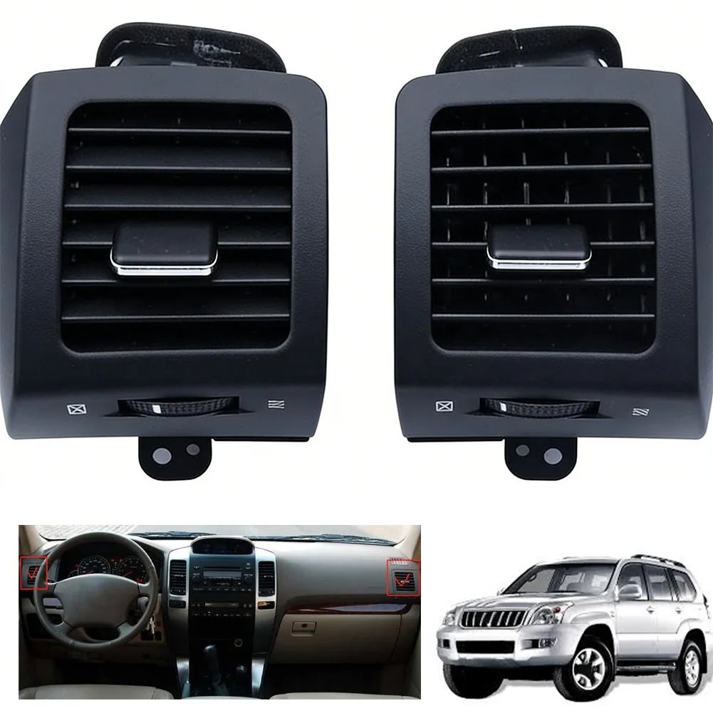 Sale Newest Black Plastic Pair Air Vent Outlet For Light Right For Toyota For Prado 2003-2009 Replacement Car Accessories