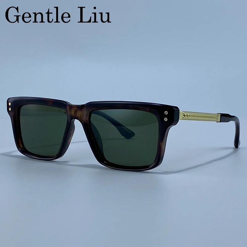 

Classic Square Polarized Sunglasses Men 2026 Luxury Brand UV400 Driving Sun Glasses For Male Steampunk Vintage Eyewear Shades