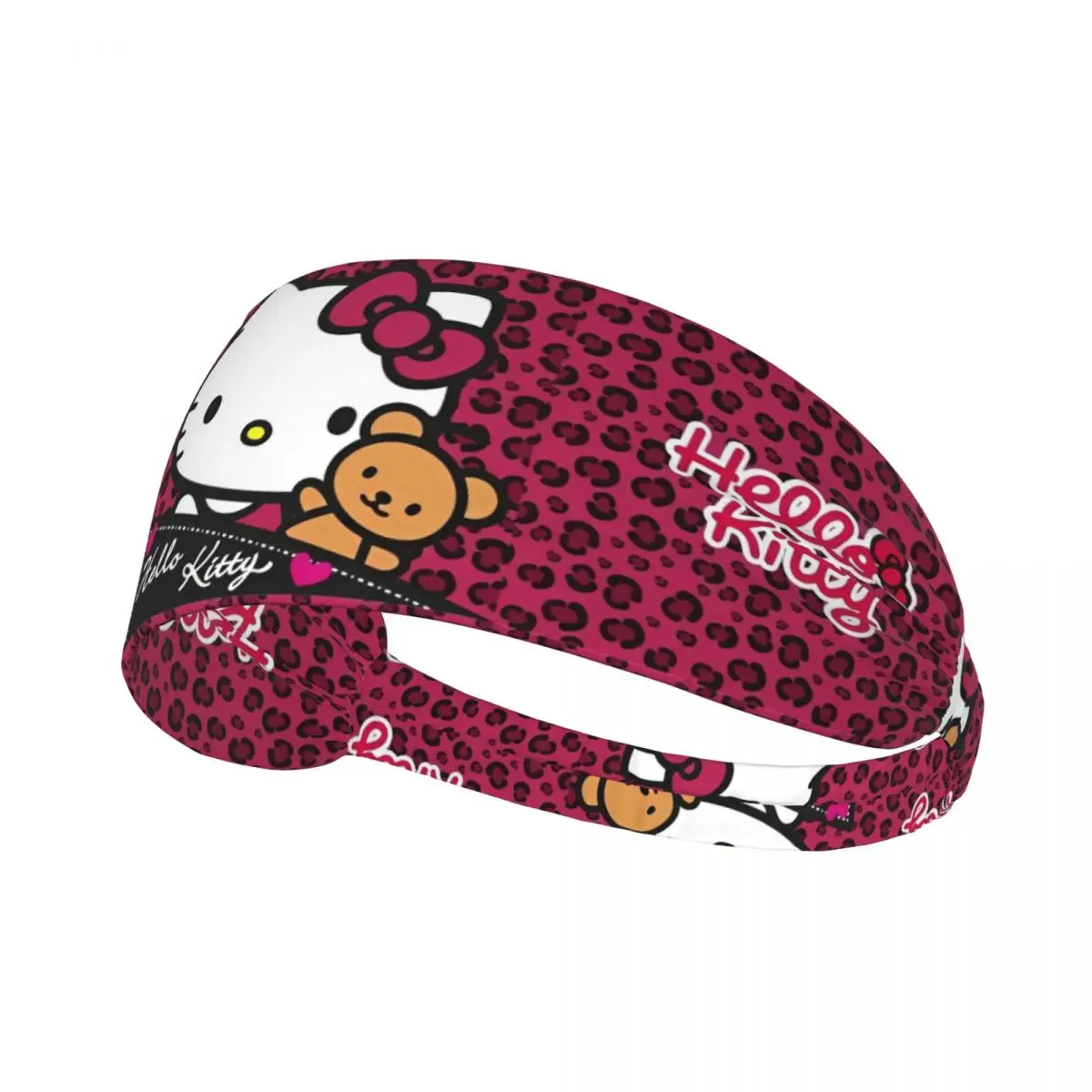 

Sanrio Hello Kitty Kuromi повязки на голову для бега для мужчин и женщин эластичная повязка на голову для фитнес-тренировок
