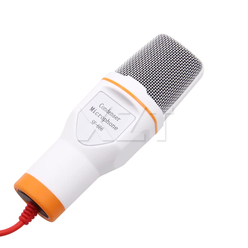 Przewodowy stereofoniczny mikrofon pojemnościowy 3,5 mm z uchwytem i klipsem do stojaka do rozmów na komputerze PC Śpiew Karaoke Laptop — zdjęcie produktu 4
