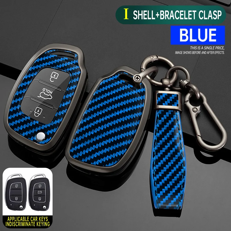 Zinc Alloy Car Key Case for Hyundai Elantra Verna Solaris 2005 2006 2007 2008 2009 2010 2012 2011 2013 2014 2015 2016