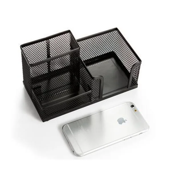 

3 -Compartments Desk Organizers and Storage Office Desktop Pen Holder Organiser