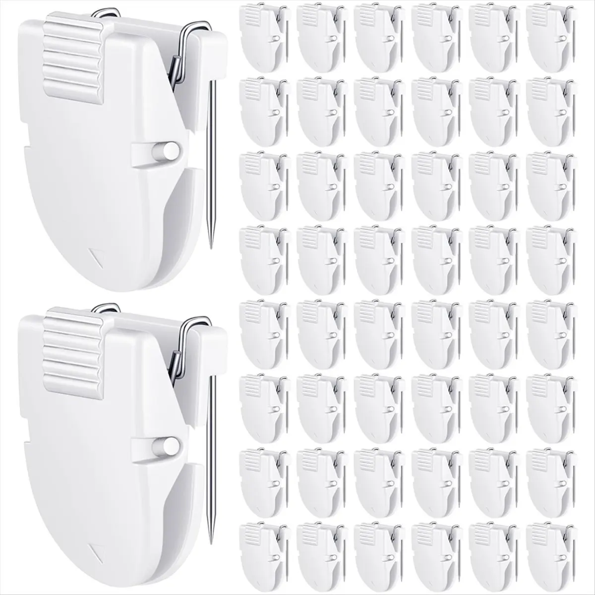 ABFW 50Pcs Cubicle Clips Fabric Panel Cubicle Accessories Fabric Partition Panel Wall Clip Photos Wall for Notes Memos