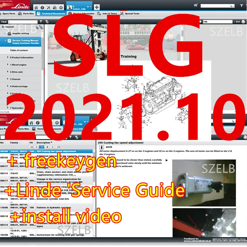 Newest 2021.10 Linde Service Guide LSG 5.2.2 update U0213 [10.2021]+Expire Patch+ freekeygen+ Free Instal