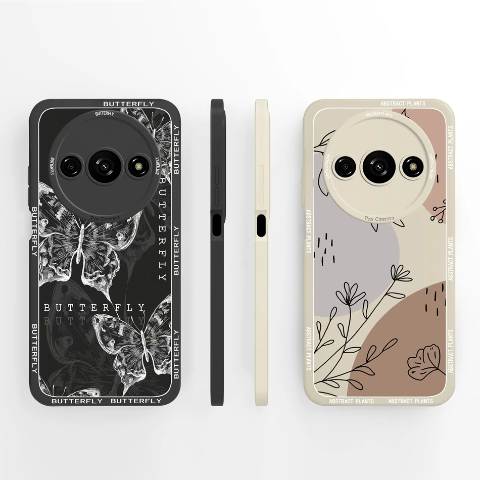 Panda Case For Redmi A3 4G Full Coverage Cute Bumper Soft Smooth Liquid Silicone Funda Model 23129RN51X Shockproof Back Covers