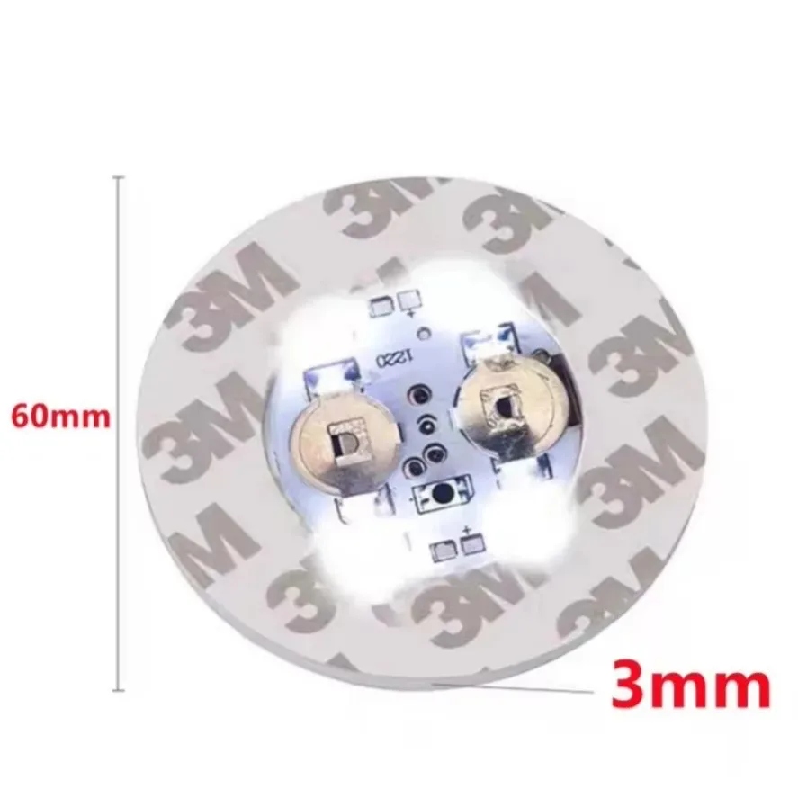 1-40PCS Battery Powered LED Coaster 3 Modes with Wine Glass Mat Cup Pad Sticker Bottle Drinking Club Bar Party Decor Night Light