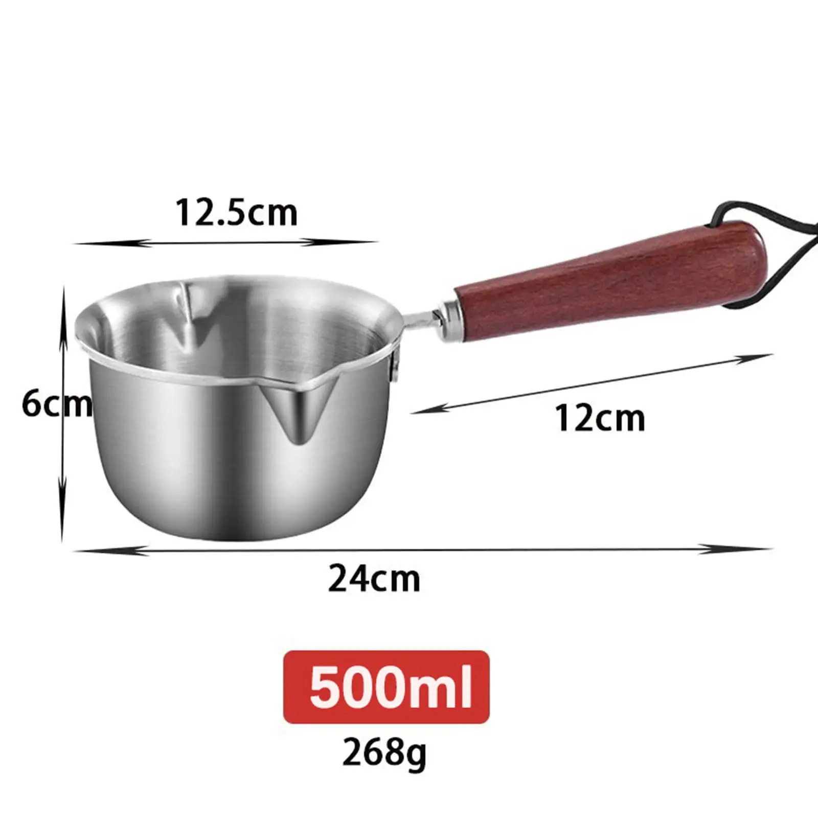 Mały rondel Podgrzewacz do masła Garnek do topienia masła Mini garnek do zupy Mała patelnia do mleka na piknik Domowa kuchnia