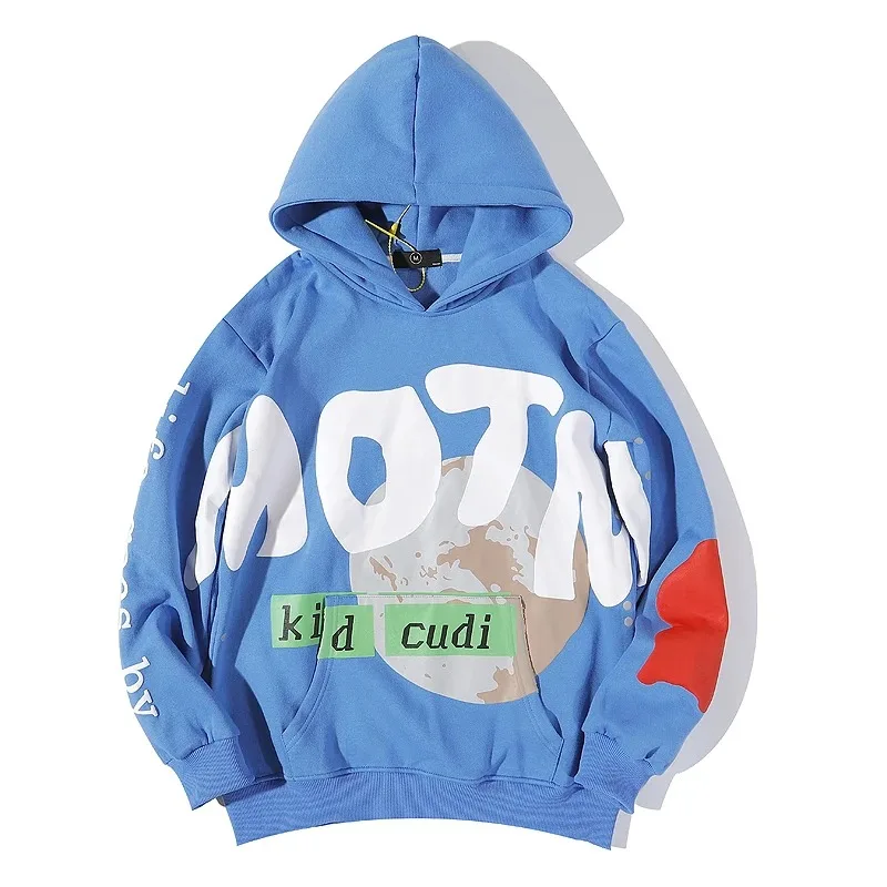 Kids Children\'s Kanye West Motm Kid Cudi 3D Print Hoodie Oversize Couple Streetwear Casual Sweatshirt Men Women Loose Y2k Hoody