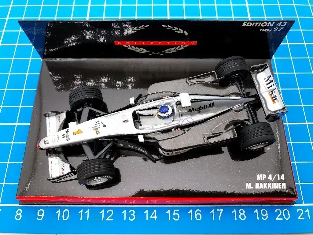 

Minichamps 1:43 F1 MP4-14 1999 Mika Hakkinen Simulation Limited Edition Resin Metal Static Car Model Toy Gift