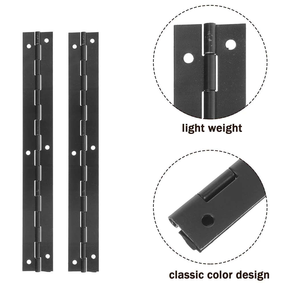 

3pcs Long For Jewelry Box Metal Piano Smooth Closure Wooden Boxes Crafts Display Cases Metal Small Hinges Decorative Hinges For