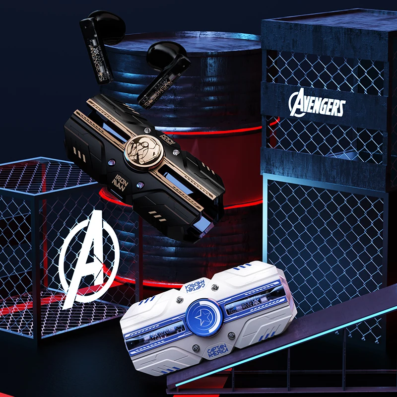 Disney Marvel auriculares inalámbricos Bluetooth 5,3 con cancelación de ruido auriculares de baja latencia con reducción de ruido para Xiaomi IPhone