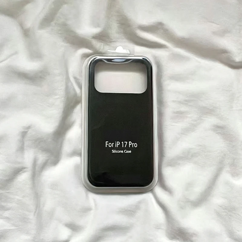 Modische Original Flüssigsilikon-Hülle mit Soft-Touch-Gefühl für iPhone 18 Pro 17 Air 16 15 14 Plus 13 Pro Max Vollschutz Anti-Sturz-Cover