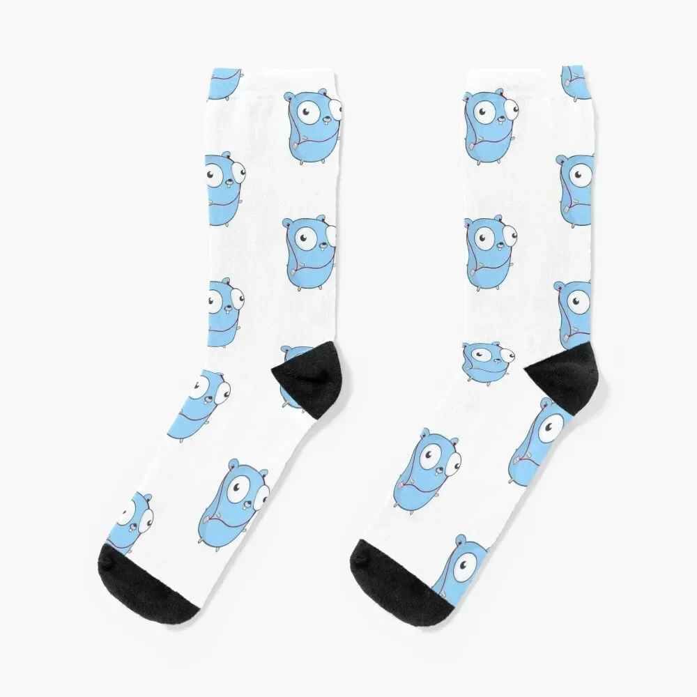 

The Golang Gopher: Music Party Socks cotton Soccer Novelties Wholesale Socks Ladies Men's