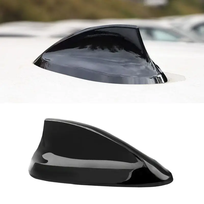 For BMW F20 F21 F45 F46 F48 F49 X5 F15 X6 F16 X3 G01 X4 F26 F85 F86 Glossy Black Car Roof Shark Fin Antenna Aerials Cover Trim