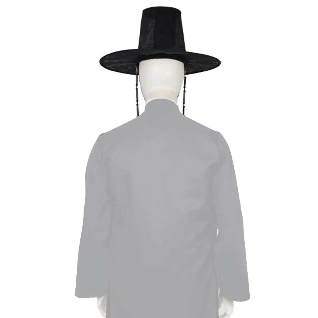 Casquette de Cosplay Jinu noire traditionnelle coréenne, 1 pièce, avec pour jeux de rôle et traditionnels pour les spectacles sur scène d'halloween