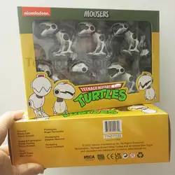 NECA Turtles Mousers Figure April Oneil Casey Jones Slash Shredder Action Figure Collectible Model TMNT Toys Doll Gift