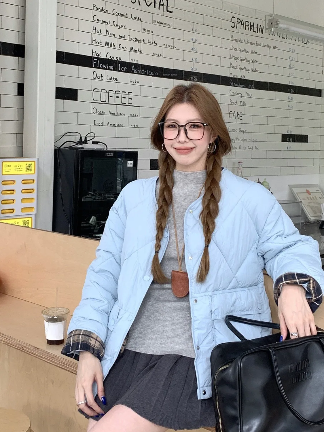 

Корейский укороченный топ из хлопка в винтажном стиле с клетчатым дизайном, универсальный для повседневной носки и работы, маленький размер