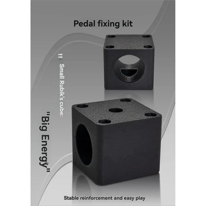 B92B Pedal Fixing Kit for Playseat Challenge for Seat for Thrustmaster T3PA/T2PA, Sim Racing Pedal Fixation Black - view 2