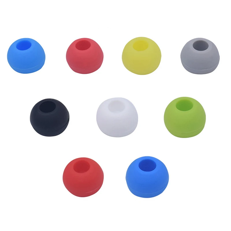 8Pcs Noise Isolated In Ear Soft Anti Slip Removable Earbuds Tip With Box Spared Silicone Replacement For Beats Power3