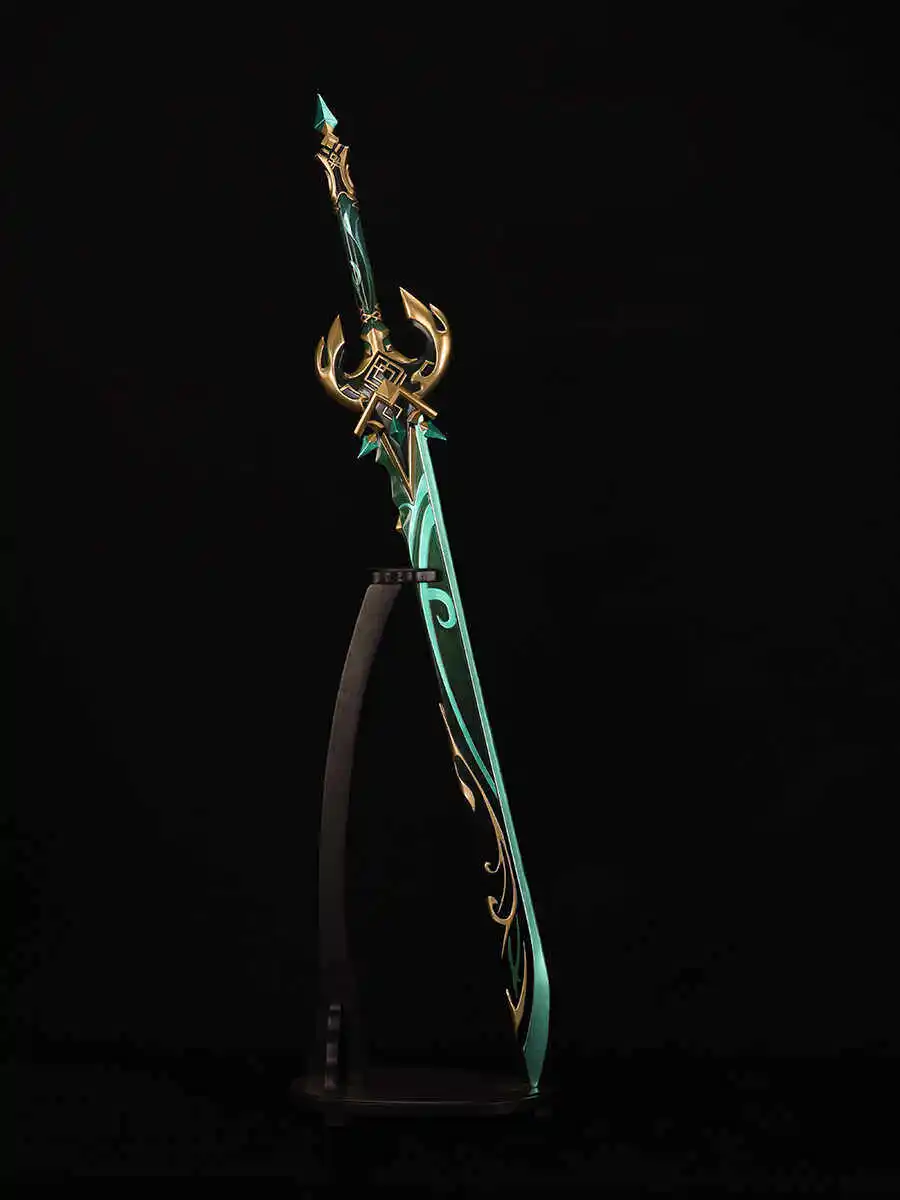Game Genshin Impact‌ Primordial Jade Cutter  Sword Cosplay Props Halloween Carnival Cosplay Party Props Accessories