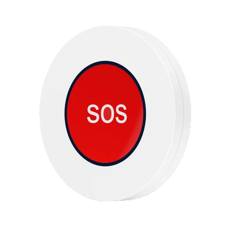 

GO-"Tuya Zigbee Кнопка SOS Выключатель аварийной помощи для пожилых людей и детей - Беспроводной датчик сигнализации с дистанционным управлением"