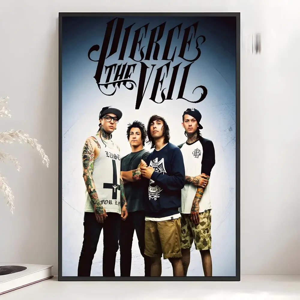 Emotional Rock Band P-Pierce The Veil Poster Art Wall Decor Indoor Outdoor for Collectors