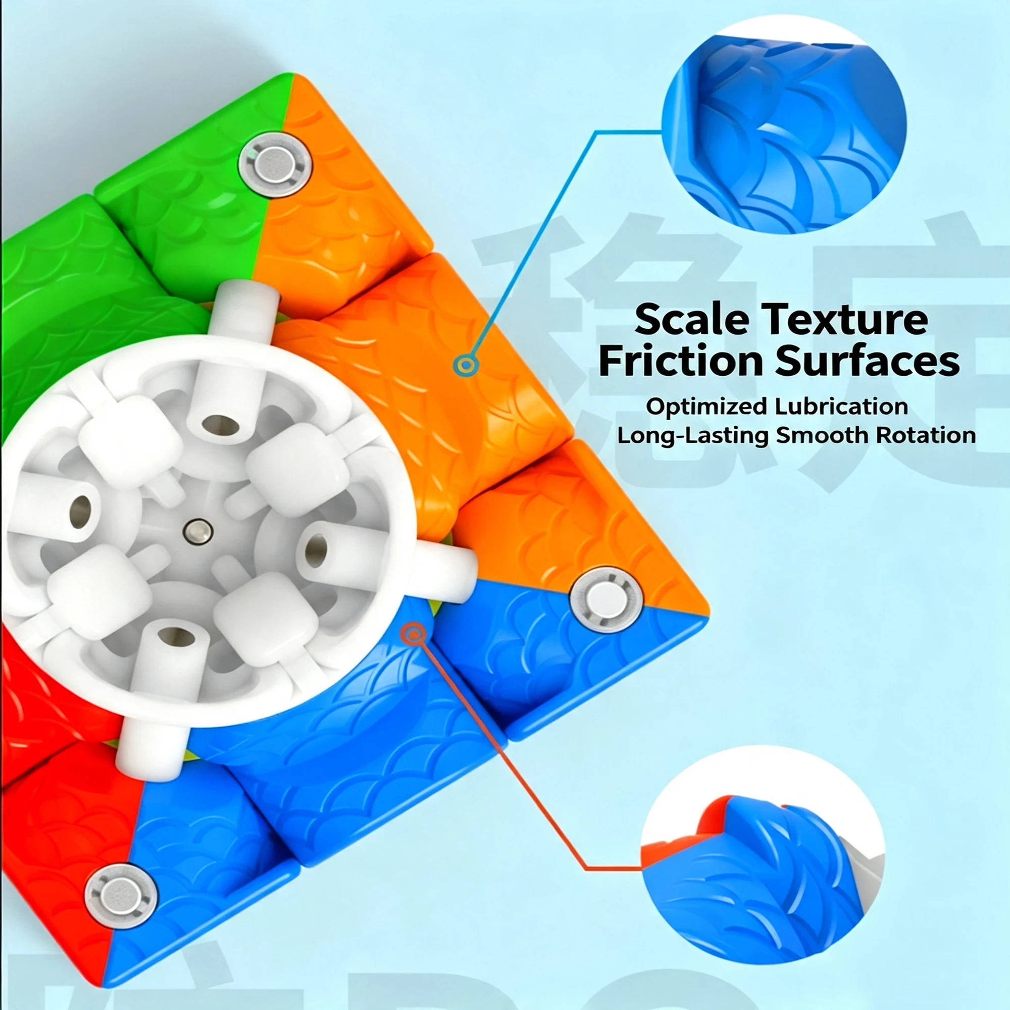 JudyCube] Moretry & SaoCube Tianma X3+ Ball Core Maglev 3X3