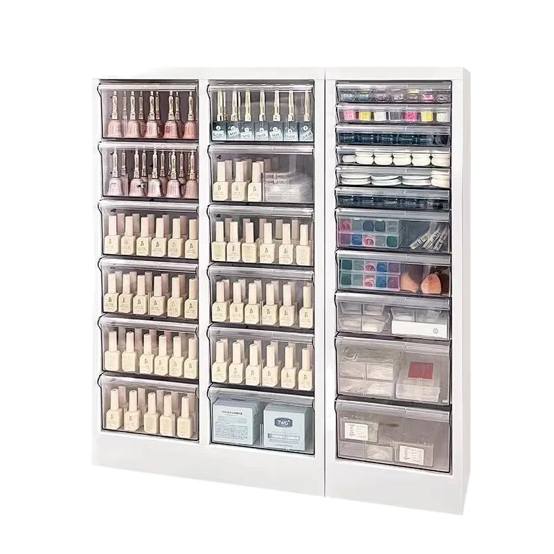 

Storage nail polish glue drawer locker baking mold data cabinet