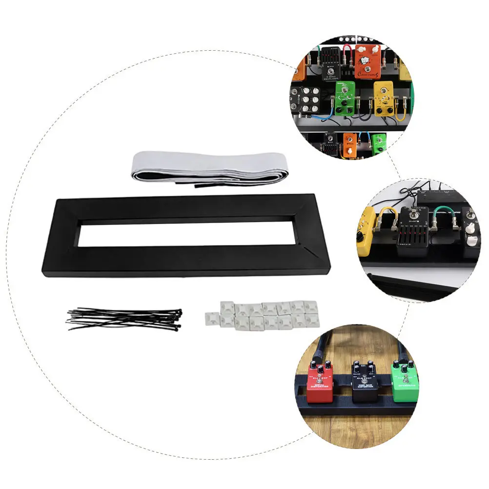 1 set piattaforma effetti per chitarra supporto in lega durevole pedale per chitarra professionale organizzatore di accessori pedale effetti